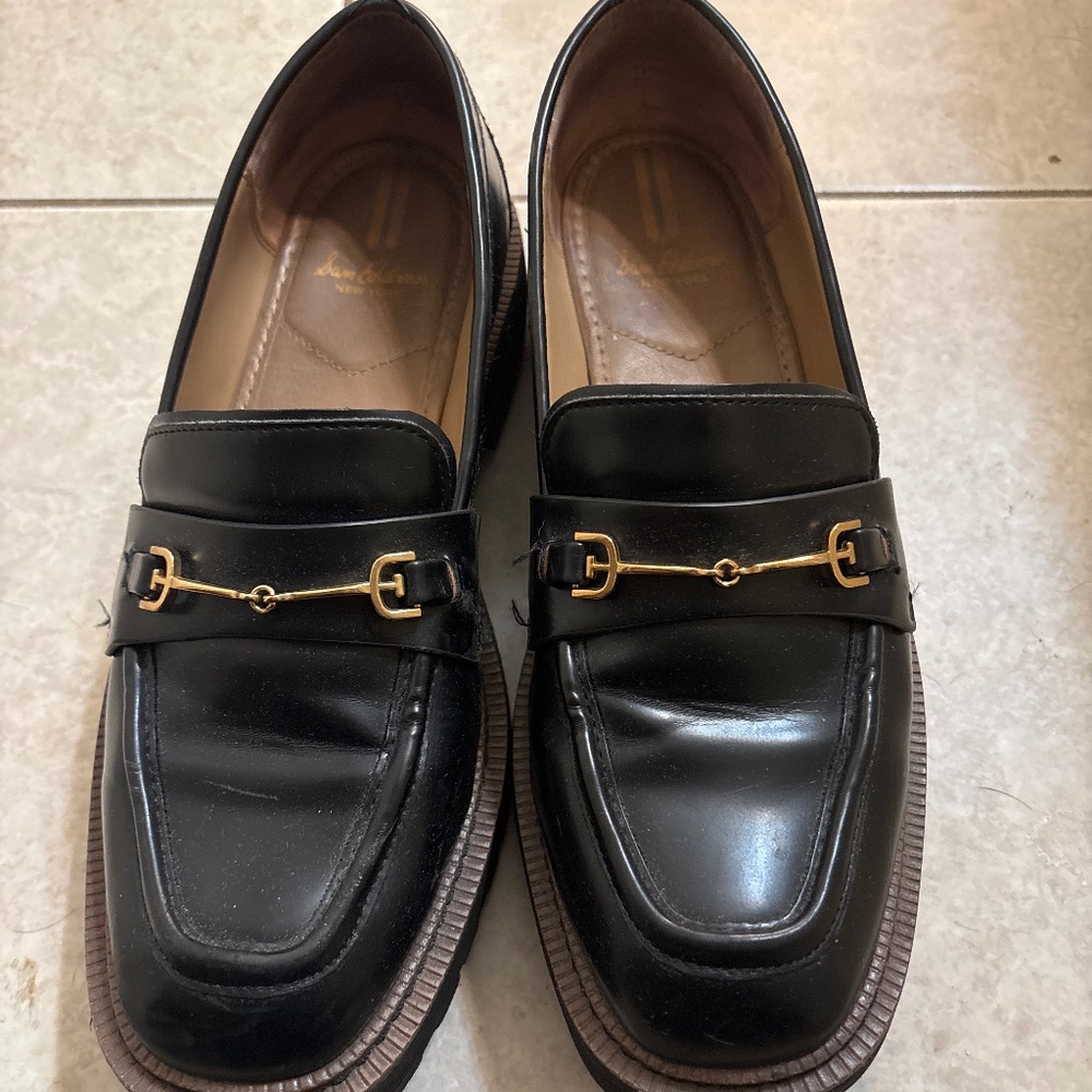 Sam Edelman Laurs lug sole horsebit loafer 9